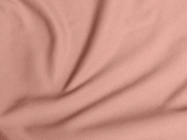 背景に使われるローズゴールドのベルベット生地の質感 柔らかく滑らかな繊維素材の空のピンクゴールド生地の背景 テキストのスペースがあります — ストック写真