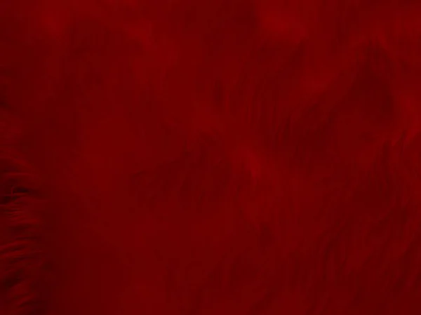 红色干净羊毛质地背景 浅色天然羊毛绒 红色无缝棉 设计师用绒毛的质地 特写片断白色毛毯 — 图库照片