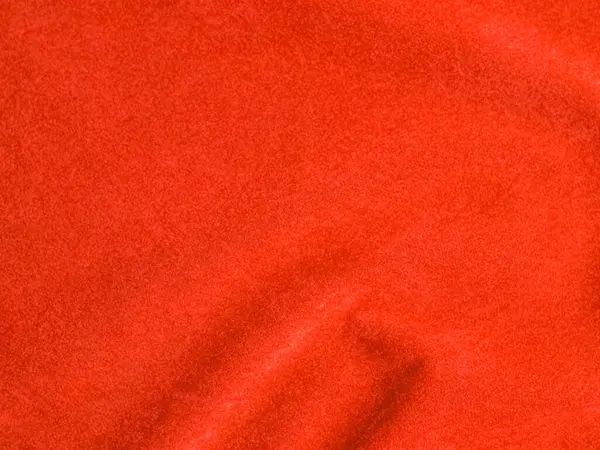 Πορτοκαλί Βελούδινη Υφή Υφάσματος Που Χρησιμοποιείται Φόντο Κενό Φόντο Πορτοκαλί — Φωτογραφία Αρχείου