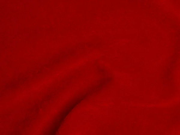Red Velvet Fabric Texture Used Background Empty Red Fabric Background — стоковое фото