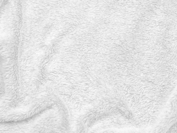 Fondo Blanco Textura Lana Limpia Lana Oveja Natural Ligera Algodón — Foto de Stock