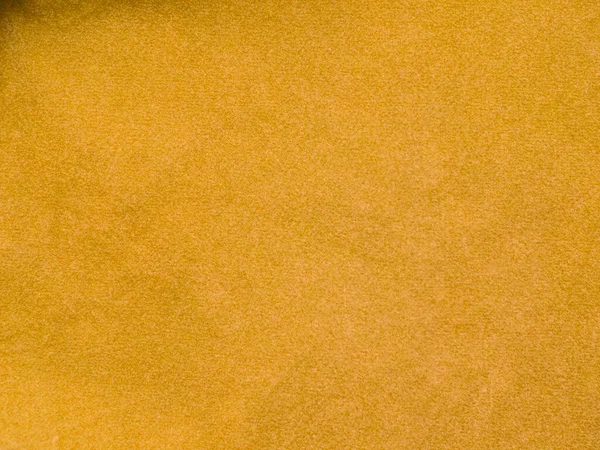 Amarelo Material Veludo Pano Tecido Fundo Abstrato Textura Luxo Liso — Fotografia de Stock