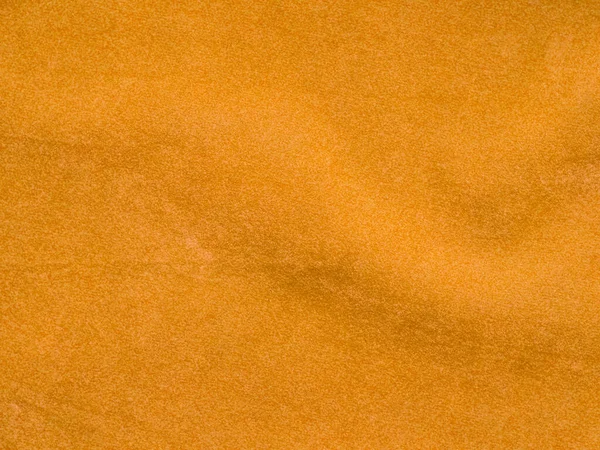 以黄色的旧天鹅绒面料为背景 柔软而光滑的纺织材料制成的空白金色面料背景 文本是有空间的 — 图库照片