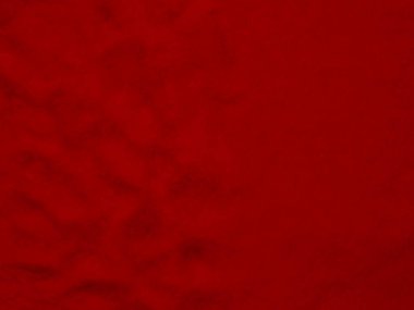 Kırmızı, temiz yün dokusu arka plan. hafif doğal koyun yünü. Serge dikişsiz pamuk. Tasarımcılar için tüylü kürk dokusu. Yakın plan kırmızı yün halı..