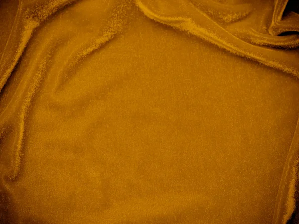 Amarelo Velha Textura Tecido Veludo Usado Como Fundo Fundo Tecido — Fotografia de Stock
