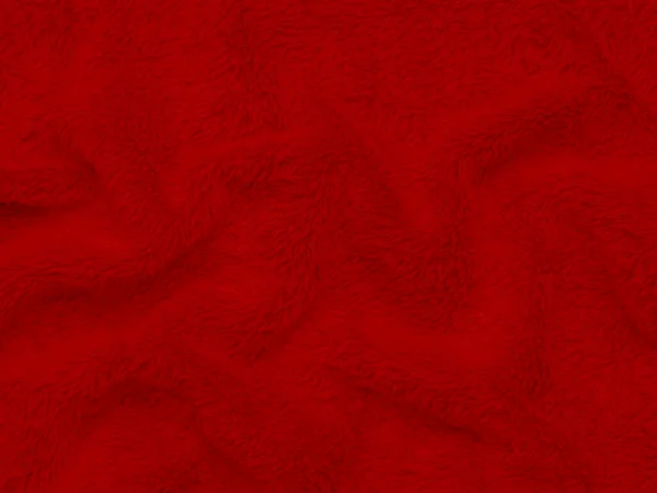 Sfondo Lana Pulita Rossa Texture Lana Pecora Naturale Leggera Serge — Foto Stock