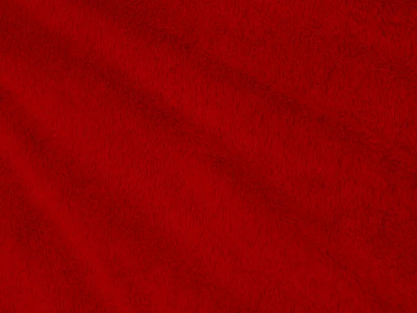 Czerwony Czysta Wełna Tekstura Tła Lekka Naturalna Wełna Owcza Serge — Zdjęcie stockowe