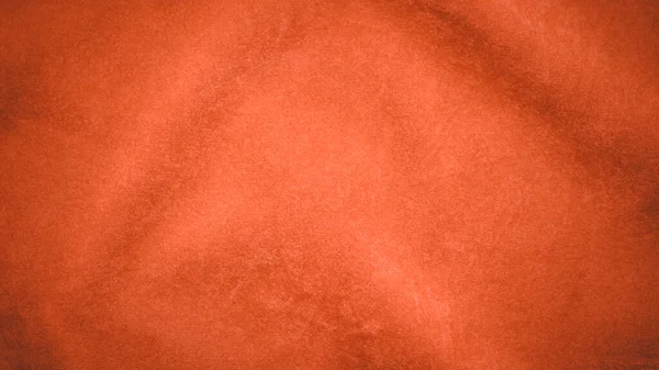 橙色天鹅绒面料质地为背景 用柔软光滑的纺织材料制成的空橙色面料背景 文本是有空间的 — 图库照片