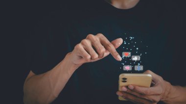 Mutlu olmak gibi bildirim simgeleriyle kavram