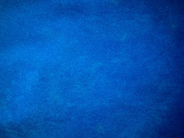 Blue Velvet Fabric Texture Used Background Empty Blue Fabric Background — Fotografia de Stock