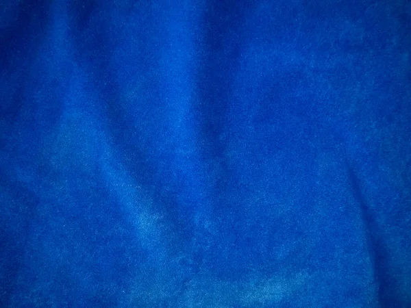 Blue Velvet Fabric Texture Used Background Empty Blue Fabric Background — Stockfoto