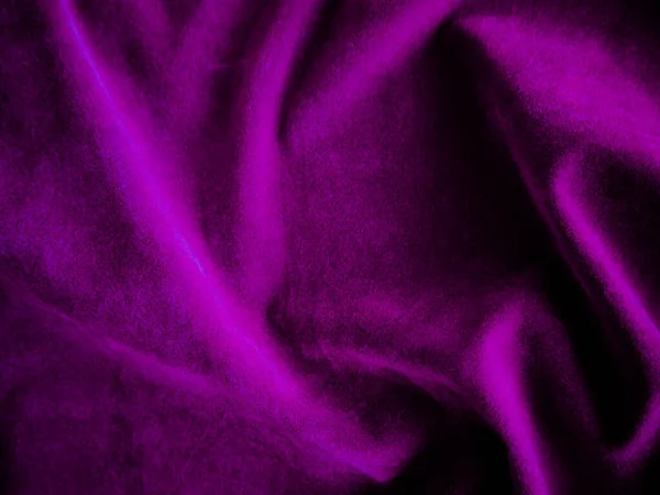 Фіолетова Оксамитова Текстура Тканини Використовується Фон Розкішний Фіолетовий Тканинний Фон — стокове фото