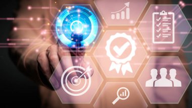 Sertifika süreci ve standartlar ISO onaylı iş, uluslararası standartlara uyum ve kalite güvencesi. Sertifika dokunuşu kavramları