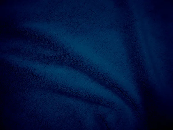 Niebieska Czysta Wełna Tło Tekstury Lekka Naturalna Wełna Owcza Niebieska — Zdjęcie stockowe