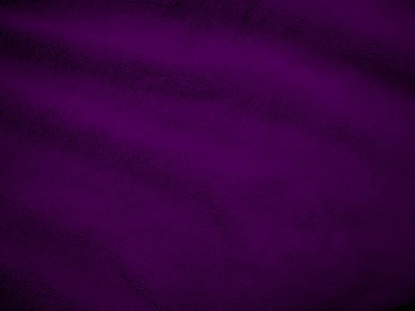 紫色干净的羊毛面料背景 轻盈的天然羊毛 紫罗兰无缝棉 设计师用绒毛的质地 特写片断毛毯 — 图库照片