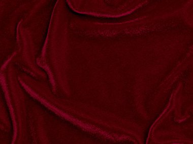 red velvet fabric texture used as background. Empty red fabric background of soft and smooth textile material. There is space for text..	