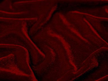 red velvet fabric texture used as background. Empty red fabric background of soft and smooth textile material. There is space for text..	
