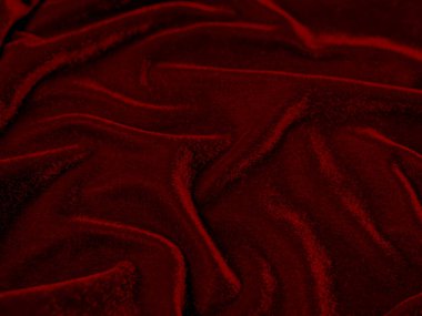 red velvet fabric texture used as background. Empty red fabric background of soft and smooth textile material. There is space for text..	