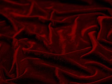 red velvet fabric texture used as background. Empty red fabric background of soft and smooth textile material. There is space for text..	