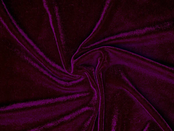 Texture Tissu Velours Violet Utilisé Comme Fond Fond Tissu Pourpre — Photo