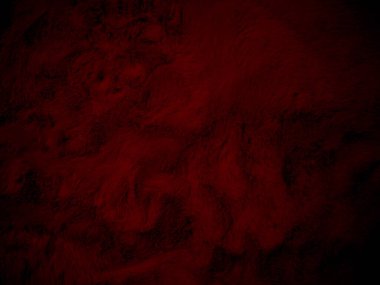 Red clean wool texture background. light natural sheep wool. serge seamless cotton. texture of fluffy fur for designers. close up fragment scarlet flannel haircloth carpet broadcloth.	