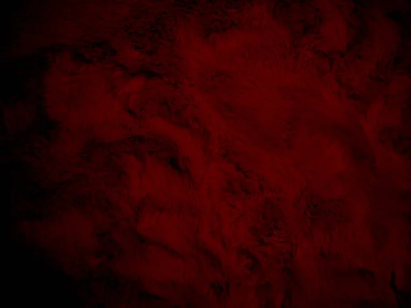 Red Clean Wool Texture Background Light Natural Sheep Wool Serge — стоковое фото