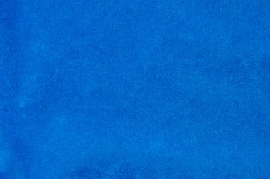 blue velvet fabric texture used as background. blue fabric background of soft and smooth textile material. There is space for text.	