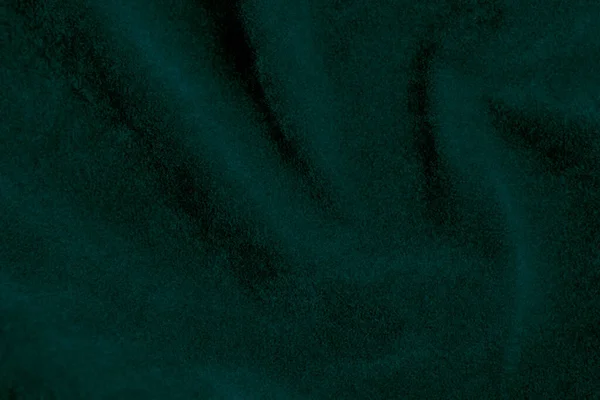 Green Velvet Fabric Texture Used Background Ocean Fabric Background Soft — Fotografia de Stock