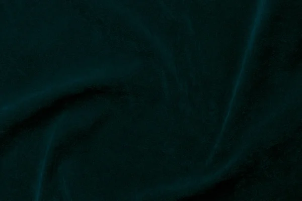 Green Velvet Fabric Texture Used Background Ocean Fabric Background Soft — Stock fotografie