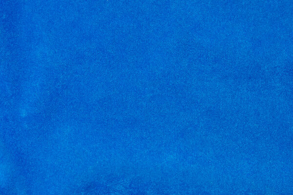 blue velvet fabric texture used as background. blue fabric background of soft and smooth textile material. There is space for text.	