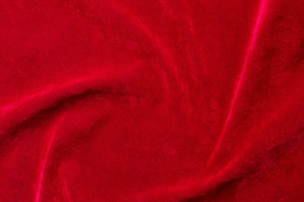 Red Velvet Fabric Texture Used Background Red Fabric Background Soft — ストック写真