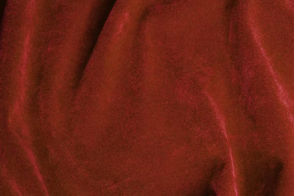 Red Velvet Fabric Texture Used Background Red Fabric Background Soft — Photo