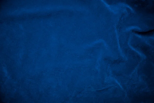 Modrou Sametovou Texturu Používanou Jako Pozadí Modrá Tkanina Pozadí Měkkého — Stock fotografie