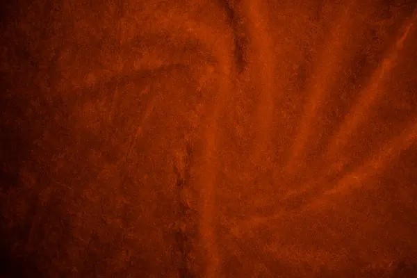 背景として使用されるオレンジベルベット生地のテクスチャ 柔らかく滑らかな繊維素材のオレンジ生地の背景 テキストのスペースがあります — ストック写真
