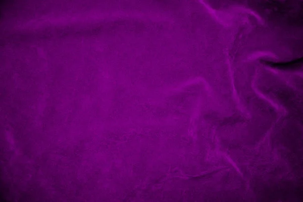 紫色天鹅绒面料质地为背景 紫罗兰色的面料背景 柔软而光滑的纺织材料 文本是有空间的 — 图库照片