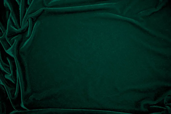 Tessuto Velluto Verde Utilizzato Come Sfondo Pavone Colore Panne Tessuto — Foto Stock