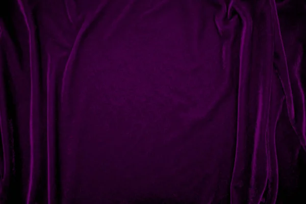 背景として使用されるパープルベルベット生地の質感 柔らかく滑らかな繊維素材のバイオレットカラーのパンヌ生地の背景 砕いたベルベット絹のための高級マゼンタのトーン — ストック写真