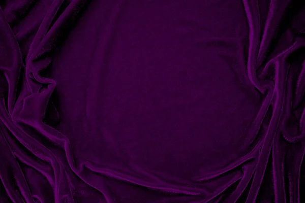 Lila Sammet Tyg Konsistens Som Används Som Bakgrund Violett Färg — Stockfoto