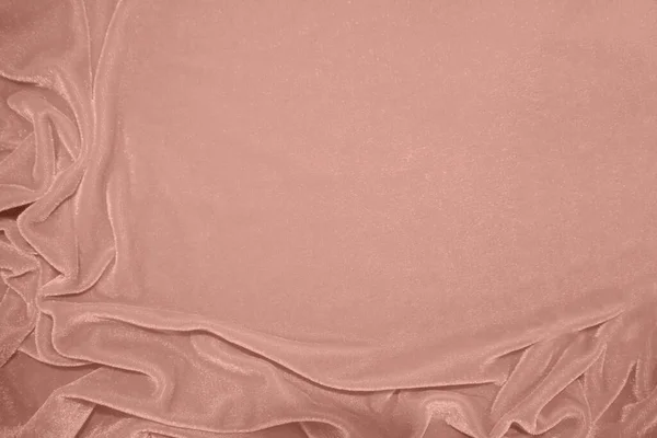 Cor Ouro Rosa Textura Tecido Veludo Usado Como Fundo Cor — Fotografia de Stock