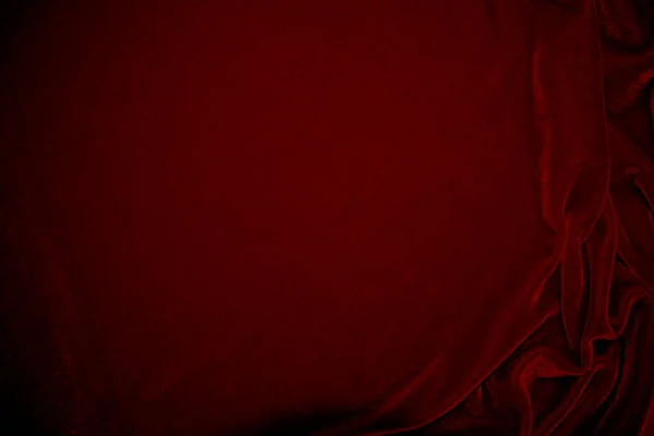 Red Velvet Fabric Texture Used Background Red Panne Fabric Background — 图库照片