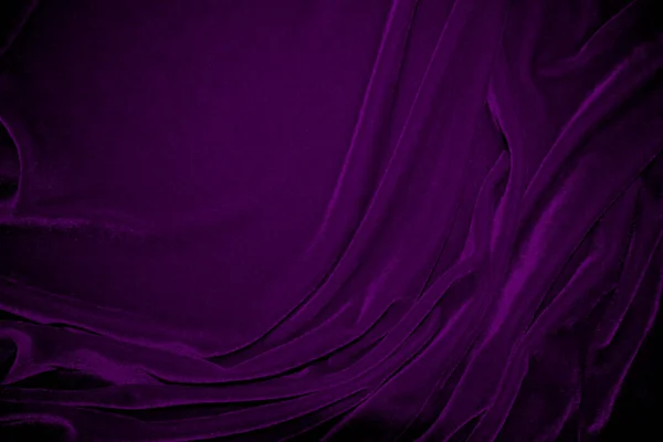 Purple Velvet Fabric Texture Used Background Violet Color Panne Fabric — Fotografia de Stock