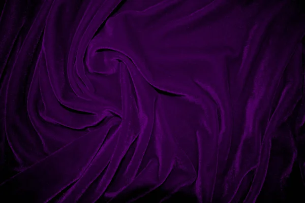 Purple Velvet Fabric Texture Used Background Violet Color Panne Fabric — Stock Photo, Image