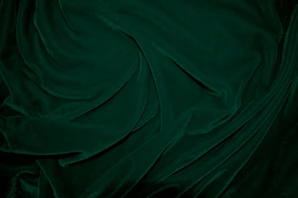 Green Velvet Fabric Texture Used Background Emerald Color Panne Fabric — стоковое фото