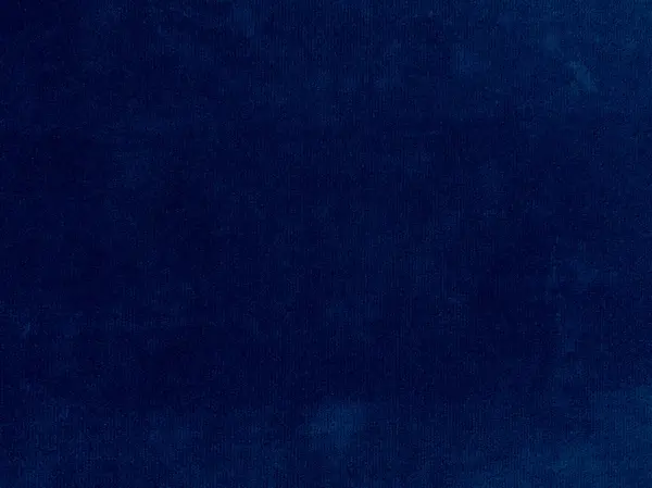 Dark Blue Velvet Fabric Texture Used Background Sky Color Panne — Stock Photo, Image
