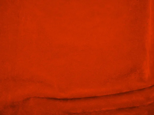 Orange Velvet Fabric Texture Used Background Empty Orange Fabric Background — стоковое фото