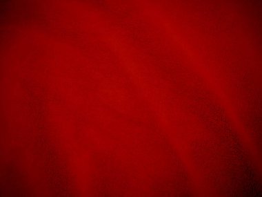 Kırmızı, temiz yün dokusu arka plan. hafif doğal koyun yünü. Kırmızı, dikişsiz pamuk. Tasarımcılar için tüylü kürk dokusu. yakın plan kırmızı yün halı..
