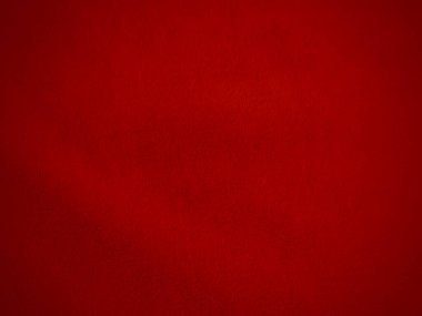 Kırmızı, temiz yün dokusu arka plan. hafif doğal koyun yünü. Kırmızı, dikişsiz pamuk. Tasarımcılar için tüylü kürk dokusu. yakın plan kırmızı yün halı..