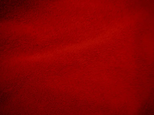 Red Clean Wool Texture Background Light Natural Sheep Wool Scarlet — Stock Photo, Image