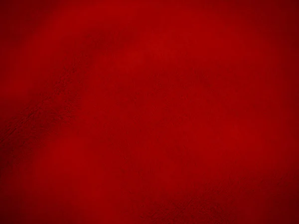 赤いきれいなウールの質の背景 ライトナチュラルシープウール スカーレットシームレスコットン デザイナーのためのふわふわの毛皮の質 クローズアップ断片赤ウールファブリックカーペット — ストック写真