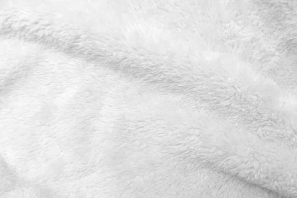 白いきれいなウールの質の背景 ライトナチュラルシープウール ホワイトシームレスコットン デザイナーのためのふわふわの毛皮の質 クローズアップフラグメントホワイトウールカーペット ヤギの毛 — ストック写真